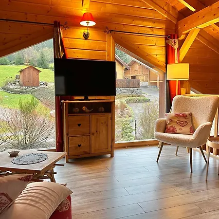 Limoselle Avec Mezzanine Conviviale, Clim & Jolie Vue Montagne シャレー ヴォントロン